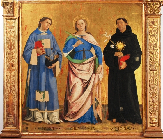 Antoniazzo_San Vincenzo, Santa Caterina e S_Antonio da Padova_Montefalco